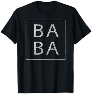 Distressed Baba T Shirt Funny Retro Tee T-Shirt