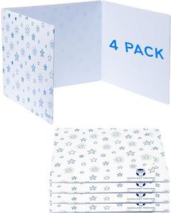 Plastic Privacy Folders for Students — Durable + Erasable — Desk Privacy Panel, Easy-Store Privacy Shields for Student Desks, Testing Dividers for Classroom, Test Dividers for Student Desks (4)