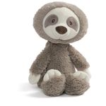 Baby GUND, Lil’ Luvs Collection Reese Sloth Plush Stuffed Animal, Gray and Brown, 12”