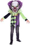 Amscan Scary Clown Big Head Costume for 10-12 Years Kid's