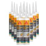 12X Everbuild 400ml White One Hour Decorators Flexible Caulk - 1 Box