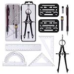 10-Piece Geometry Compass Set with 