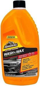 Armor All Ultra Shine Car Wash and Car Wax by, Cleaning Fluid for Cars, Trucks, Motorcycles, 64 Fl Oz Each