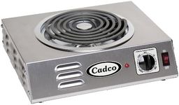 Cadco CSR-3T 14" Electric Hotplate w/ (1) Burner & Infinite Controls, 120v