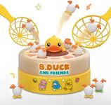 B.Duck Games for Kids Age 4-6, Board Games Bounce and Catch Duck Toys for Kids 4-8, Family Board Games for 5-7 Boys Girls, Birthday Gifts Christmas Party Games for Toddlers 3-5