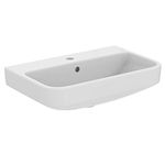 Ideal Standard i.Life S 60cm Compact Bathroom Sink/Basin, 1 tap Hole, T458301, White