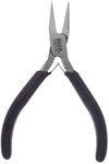 The Beadsmith Flat Nose Pliers – Economy Line – 4.5 inches (114mm) – Vinyl Grip Handle with Double Leaf Springs – Jewelry Making Tool for Creating Bracelets, Earrings and Necklaces