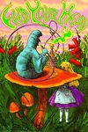 Alice in Wonderland Caterpillar, Feed Your Head Art Poster Print - 24x36