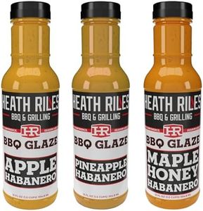 Heath Riles Pineapple Habanero BBQ Glaze with Apple Habanero BBQ Glaze with Maple Honey Habanero BBQ Glaze