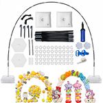 Ballon Arch Maker Kit Adjustable balloon arch stand Ballon Arch Kit With Base for outdoors indoor for Wedding Birthday Baby Shower Graduation Party décor (9FT Tall & 10Ft Wide)