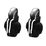 Wedcool 2Pcs Gear Shift Cover, Car Shift Cover, Shift Knob Hoodie, Winter Warm Mini Hoodie for Car Shifter, Funny Car Accessories Shift Knob Cover Universal for Most Cars (black2)