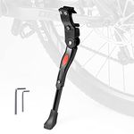 ROCKBROS Bike Kickstand Adjustable Aluminum Alloy Kickstand Bike Side Kickstand Bicycle Adults Kick Stand for 22" 24" 26" 28" Mountain Bike Road Bikes