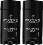 Woody's Fragrance Stick, Solid Perfume for Men, 0.5 Ounce, 2-Pack