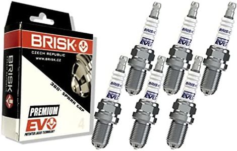 BRISK Premium EVO DR15SXC 1898 Spark Plugs (Pack of 6)
