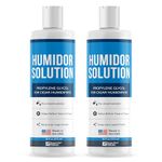 Humidor Solution (2 Pack) 16oz Propylene Glycol Solution (PG Solution) For Humidifiers By Essential Values. Humidor Accessories and Supplies