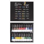 Elan Professional Oil Paint Set 12ml, 24 Rich Colours, Non-toxic Paint for Painting Canvas and Crafts, Oil Paints for Artists, Art Paints for Adults
