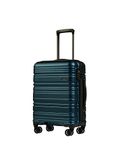 ANTLER - Saturn Hard Shell Cabin Suitcase - 55 x 40 x 20 cm 35.2L, Lightweight with 4 Spinner Wheels, TSA Locks, Carry On Luggage Approved by Airlines Including easyjet & British Airways - Blue