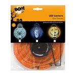 LITTLE BIRDIE LED Lantern Orange 20CM Diameter 1PC | Halloween Party Supplies