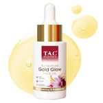 TAC Kumkumadi Gold Glow Face Oil/Tailam for Glowing Skin|100% Pure & Ayurvedic|Repairs Skin Barrier|Reduces Pigmentation, Spots & Fine Lines|Luxurious Formula Made with Highest Grade Saffron - 20ml