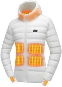 ORRNIKKO Womens Heated Jacket with Battery Pack 20000mAh - Lightweight Electric Heated Coat for Women with Heating Gloves, Winter Outdoor Essential, Ideal Gift for Your Wife