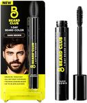 The Beard Club 1 Day Temporary Beard Dye for Men - Dark Brown Beard, Mustache & Eyebrow Color for a Fuller, Well-Defined Look, Water & Sweat Resistant, Up to 30 Applications, 0.3 fl oz