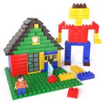 BAYBEE 278 Pcs Bricks Building Blocks for Kids | Creative Building Construction Learning Educational Toys for Children | Puzzle Block Games Toy | DIY Building Block Toys for Kids Boy Girls