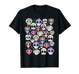 Sugar Skull Dia De los Muertos Funny Day of the Dead Kids T-Shirt