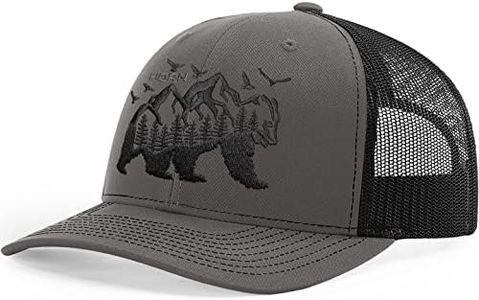 HORN GEAR Trucker Hat - Bear Hat Edition (Gray/Black)