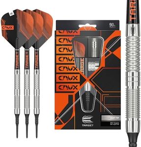Target Darts Crux 10 18G 90% Tungsten Soft Tip Dart Set