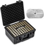 Kinghardcase 75 Rounds Shotgun Shells Case - Travel Safe/Mil Spec/Waterproof Ammo Box - for 12GA 20GA 16GA 10GA 8GA Gauge Shotgun Shells