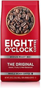 Eight O'Clock Coffee The Original, 32 Ounce (Pack of 1) Medium Roast Whole Bean Coffee, Sweet, Fruity, Well Balanced