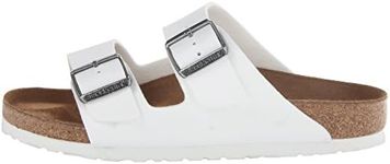 Birkenstock Arizona, White Birko-Flor, 39 M EU / 8-8.5 B(M) US
