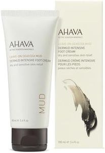AHAVA Dermud Intensive Foot Cream - Intensely Hydrates, Moisturizes & Heals Dry Cracked Heels and Feet, Enriched with Patented Osmoter and Dermud, Hippophae Oil, Lavender Oil & Shea Butter, 3.4 Fl.Oz