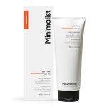 Minimalist Light Fluid Sunscreen SPF 50 for Oily Skin (PA++++) | Clinically Tested in US| No White Cast | Broad Spectrum | Lightweight, Water & Sweat Resistant | For Women & Men | 100ml