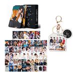 QLCBELOVE Kpop Stray Kids 5-star Gifts Set, 55PCS 2023 3rd New Album 5-STAR lomo Cards and 1PCS 5-STAR Keychain SKZ Merch For STAY Kpop Postcard Gift Merchandise