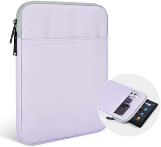 6-7 Inch Tablet Sleeve for Amazon Fire 7/Kindle 11th/Kindle Paperwhite Signature Edition & Kids 11th Gen 2021 6.8"/Kindle Oasis Touch,Kobo Clara 2E/Libra 2 eReader Protective Bag Case(Purple)