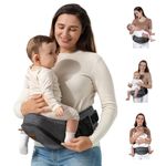 Baby Hip Carrier besrey, Hip Baby Carrier,Toddler Hip Carrier, Fanny Pack Baby Carrier Hip Seat, Side Baby Carrier For Toddler, Up To 44lb, Baby Holder Carrier, Dad Infant Carrier Hipseat, Black