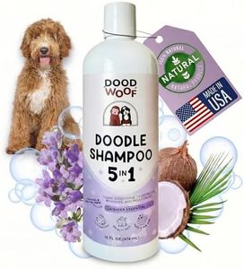 Dood Woof Dog Shampoo and Conditioner for Doodle | Natural Shampoo for Smelly Dogs | Dog Grooming Bath Supplies for Puppy Coat Care | Goldendoodle, Bernedoodle, Poodle, Puppy Shampoo and Conditioner