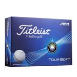Titleist Tour Soft AIM 360 Golf Ball, Pack of 12, White, PRIOR GENERATION
