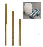 Just Accessories - Multi Fit 1 Pair Wood Headboard Legs Struts Slotted & Pre-Drilled + Screws 30" / 76cm Large