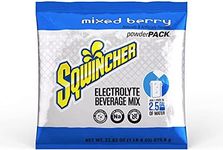 Sqwincher Powder Pack, Mixed Berry Flavor Electrolyte Drink Concentrate, 23.83 oz Packet (Pack of 32)