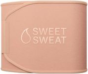 Sweet Sweat Toned Waist Trimmer for Women and Men | Premium Waist Trainer Belt to 'Tone' Your Stomach Area (Stone, X-Large)