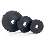 QUERGO Mixed Rubber Tap Washers Assorted UK sizes 3/4', 3/8', 1/2' Black - Plumbing Washers - Outside Tap Washer - Tap Washers For Mixer Taps - Outdoor Tap Washers