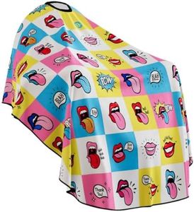 Professional Barber Cape - Hair Cutting Cape with Adjustable Neck Closure, Salon Quality Styling Cape for Hairdressers and Barbers - Pop Up