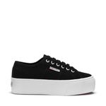 SUPERGA 2790acotw Line Up And Down, Women's Sports Shoes, Black, 6 US