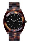 Nixon Time Teller Acetate -Spring 2017- Tortoise, Black/Multicoloured, One Size, Bracelet