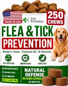 Flea and Tick Prevention for Dogs, 250 Soft Chews, Flea & Tick Control