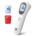 GE No-Touch Digital Forehead Thermometer for Adults, Kids and Babies, Non-Contact 2-in-1 Infrared Temperature Scanner, Instant Accurate Reading, LCD Screen, 1-Button Operation & Fever Alert (TM3000)