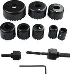 Inditrust New 11pcs Hole Saw Drill Bit Woodworking Cutter Hole Saw Cutting Set Core Drill Bit Wood Metal Drilling (19-64mm)