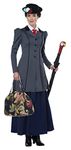 Women's Nanny Costume, Gray, Medium